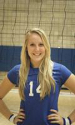 Volleyball player finishes strong career with Rams