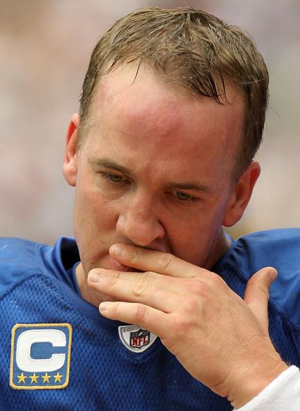 The Colts have gone 0-7 this season without their star quarterback Peyton Manning (above). 