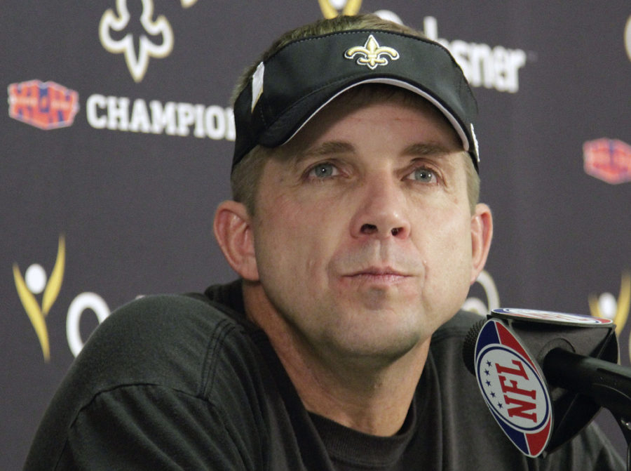 Sean Payton was suspended for the entire 2012 NFL season for his involvement in Bounty Gate.