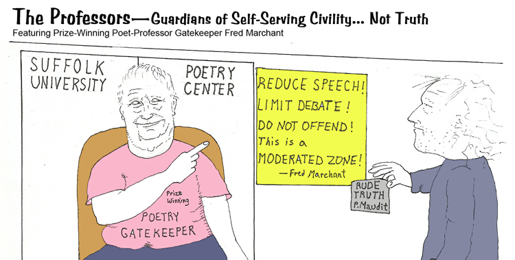 The American Dissident takes on SU Poetry Center, Prof. Marchant
