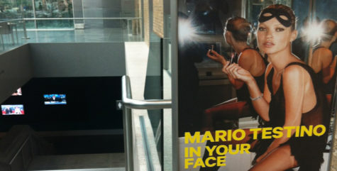 Mario Testino sets up at the MFA with “In Your Face” exhibit