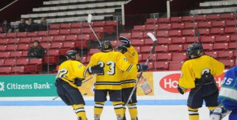 Men’s Hockey Off to Fast Start with 5-2 Victory Over Assumption