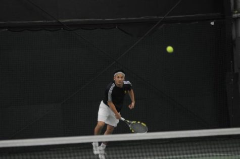Men’s tennis falls to Ramapo College in GNAC final