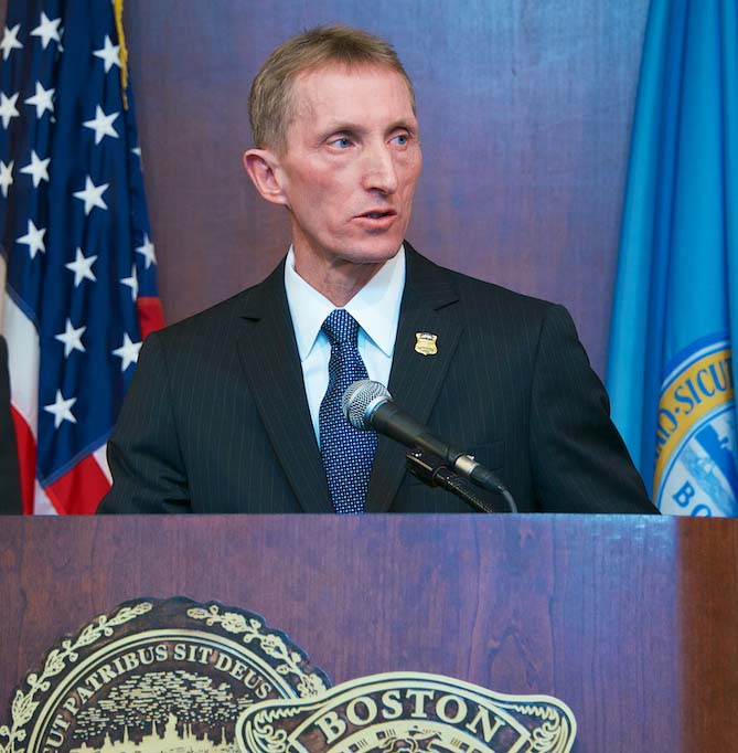 Commissioner Evans 
(Photo courtesy of the Boston Police Department)