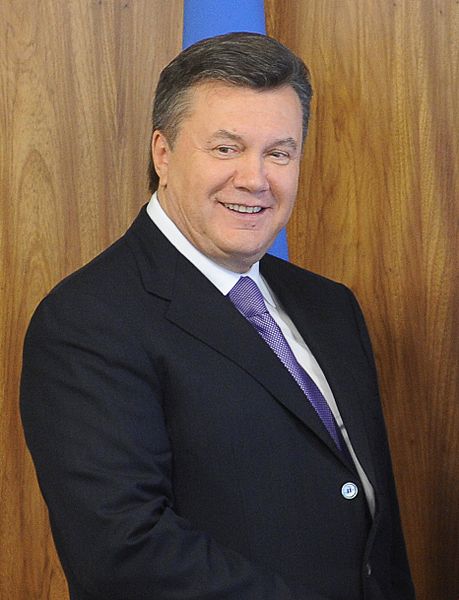 Embattled Ukrainian President Viktor Yanukovich
(Photo courtesy of Wikimedia Commons)