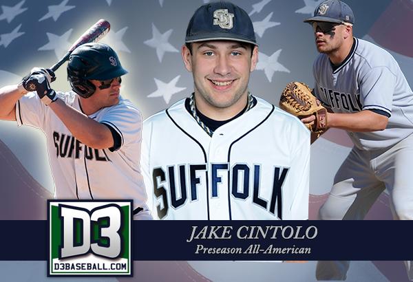 Jake Cintolo, a senior and first baseman
(Photo courtesy of Suffolk Athletics)