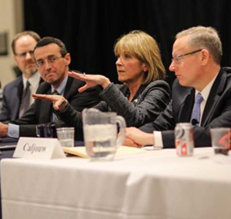 Martha Coakley delivers at roundtable