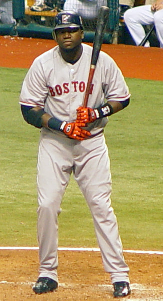 Red Sox DH David Ortiz 
(Photo courtesy of Wikimedia Commons)