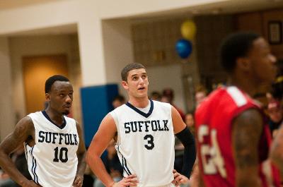 (L-R) Sam Nwadike and Adam Chick have started every game. Nwadike averages 36 minutes per game, Chick averages 28.5.
