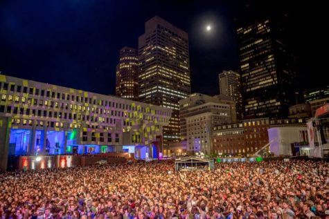 Blood moon beams light on Boston Calling stage