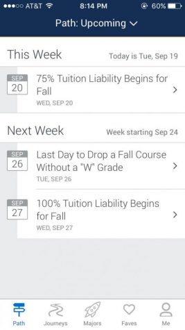 Guiding students through undergrad