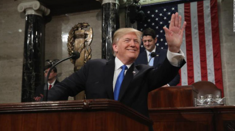 Trump’s State of the Union looked to take credit, hardline stances