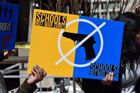 Student protestors rally against SGA endorsement to arm Suffolk University Police Department