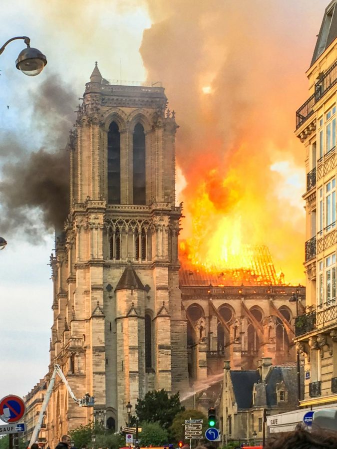 Notre-Dame cathedral in flames
