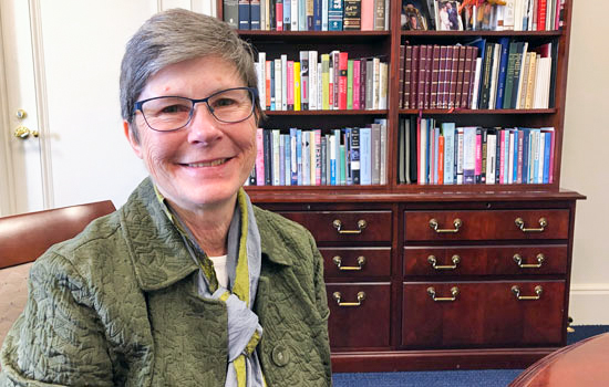 Newly chosen provost Julie Sandell