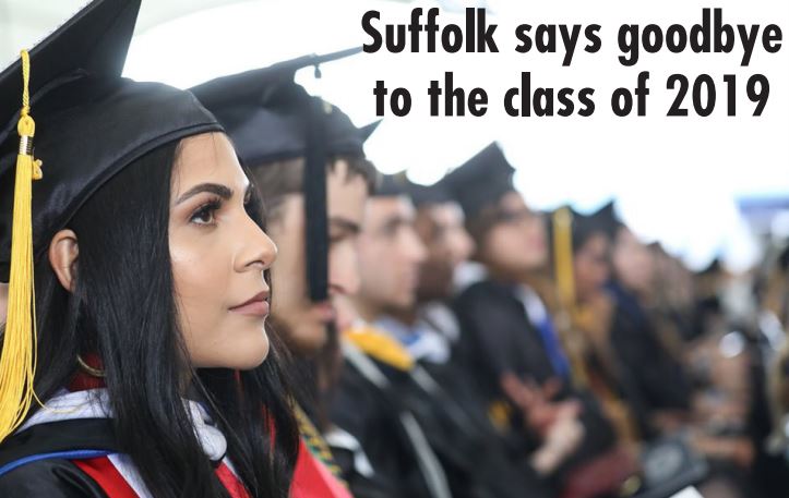 Commencement ceremonies send off Suffolk graduates