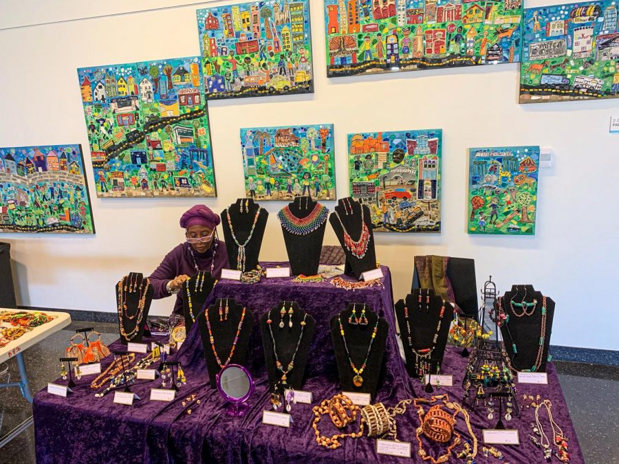 Jewelry+display+at+Caribbean+Culture%2C+Cuisine+%26+Art+Expo+in+Roxbury