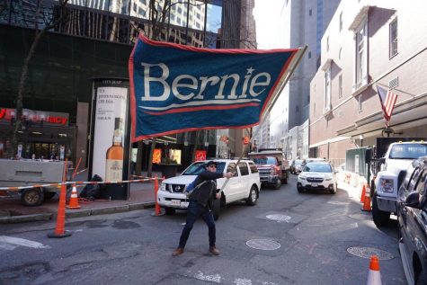 Bernie Sanders takes the lead in the Democratic race