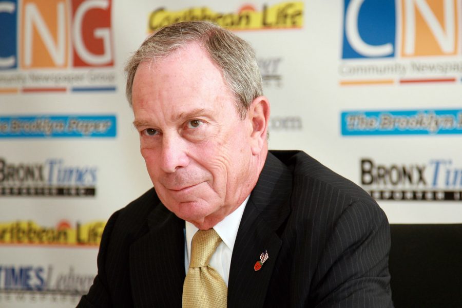 Democratic presidential candidate and former New York Mayor Michael Bloomberg.