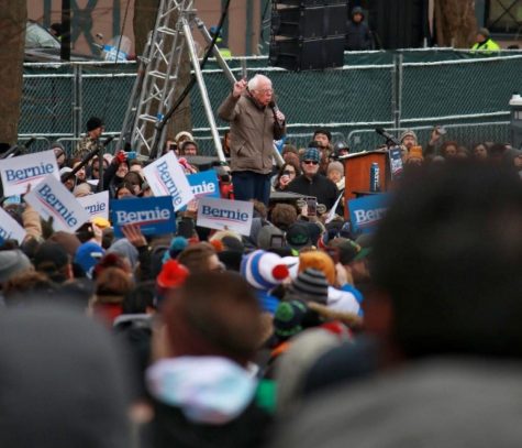 Sanders stumps in Boston Common ahead of Super Tuesday