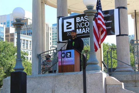 Basic Income Rally on the Boston Common