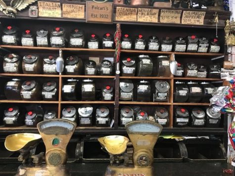 The inside of Polcari's Coffee in the North End.