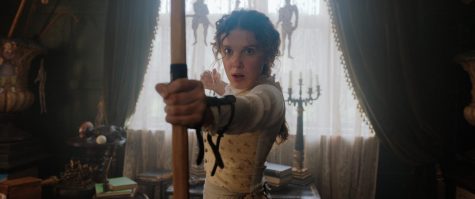 Millie Bobby Brown as Enola Holme's in Netflix's new movie “Enola Holmes.