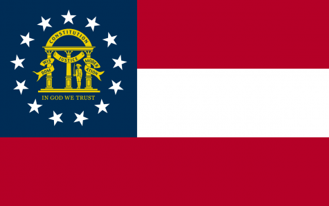 The Georgia State Flag via wikimedia commons