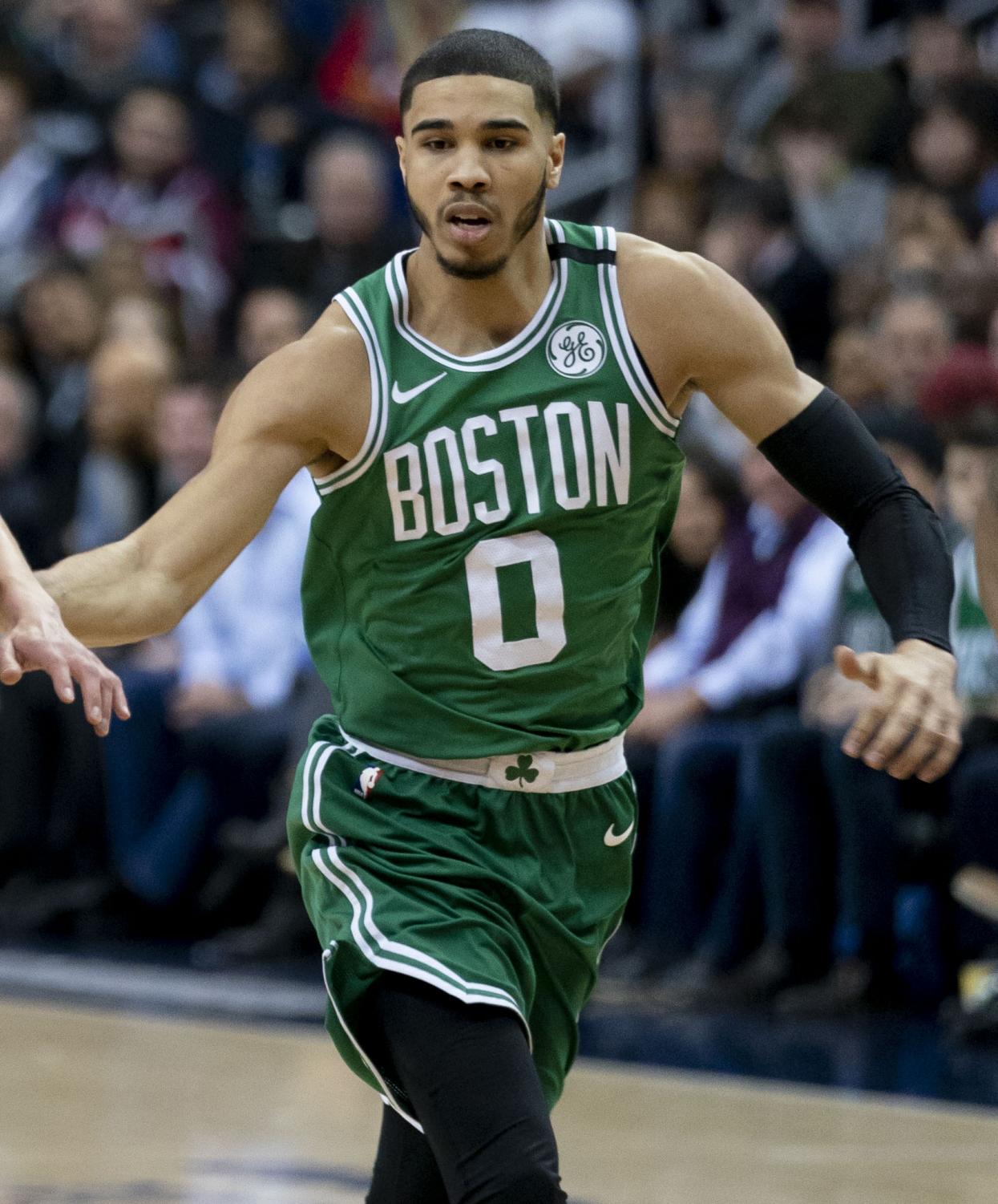 Jayson Tatum / Autographed Boston Celtics Pro Style Basketball Jersey