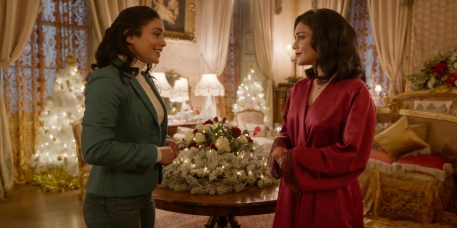 Vanessa Hudgens plays three look-a-like characters in Netflixs The Princess Switch: Switched Again.