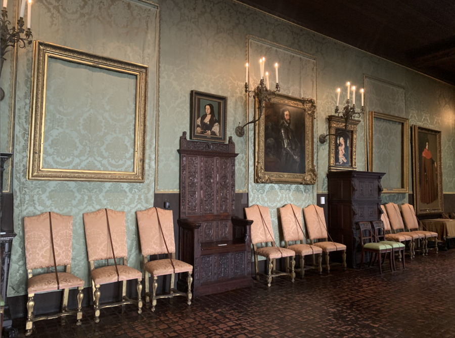Frames still hang empty 30 years after thieves stole paintings from the Isabella Stewart Gardner Museum. 
