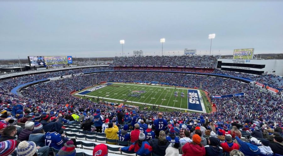 The Buffalo Bills home Highmark Stadium, where the Patriots emerged victorious on Monday night by a score of 14-10