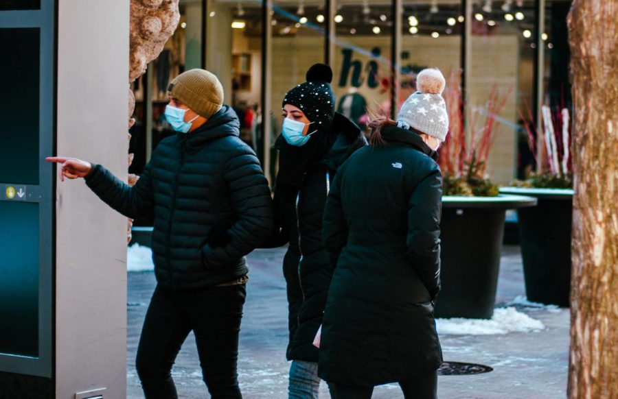 Pom-pom hats take over Downtown Crossing.