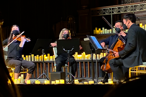 The Listeso String Quartet played Taylor Swifts top hits in a candlelit atmosphere on Jan. 27.