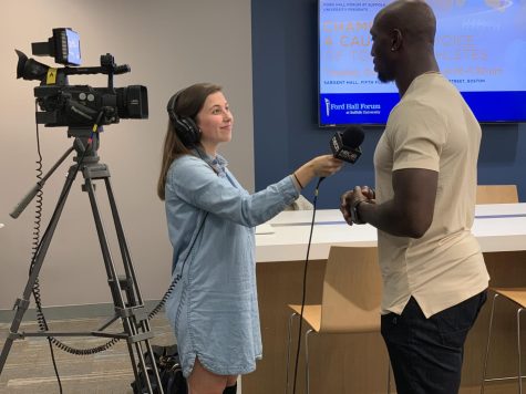 Devin McCourty speaks at Suffolk about career, giving back to the community  – The Suffolk Journal