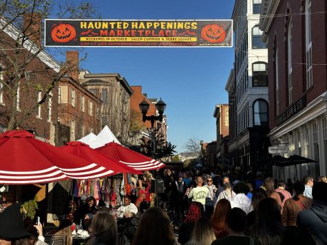 Essex Street is swamped with locals and tourists as they celebrate Halloween and indulge in Salems Haunted Happenings.