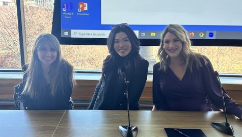 Panelists Breana Pitts, Tiffany Chan and Angela Bray