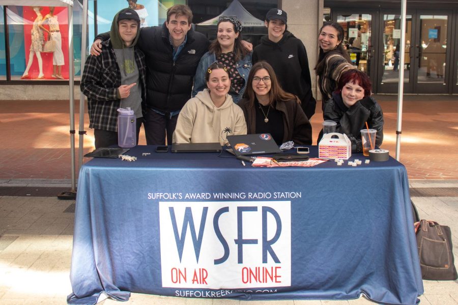 Members of WSFR at their Party Down the Block event