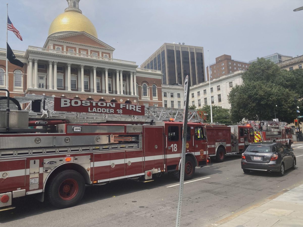 Boston+Fire+Department+responds+to+a+two-alarm+electrical+fire+at+the+State+House.