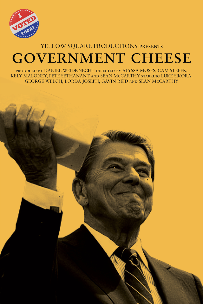 Promotional poster for the film Government Cheese.