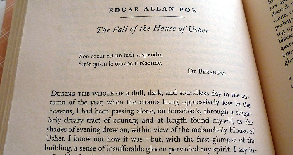 Edgar Allan Poes The Fall of the House of Usher in print. The new adapted mini series premiered on Netflix Oct. 12.