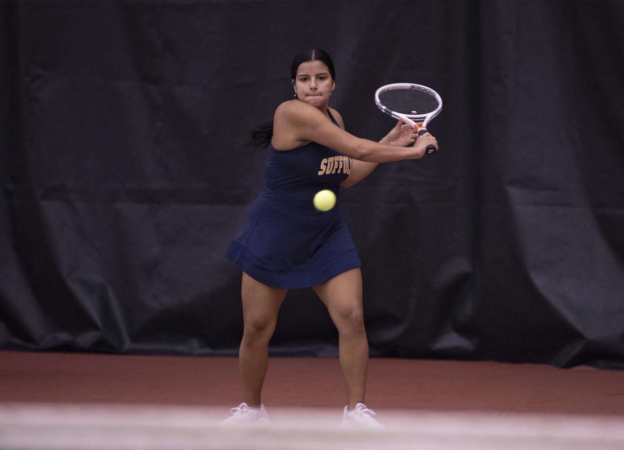 Caren Urbano reflects on womens tennis as programs first two time  all-conference winner – The Suffolk Journal