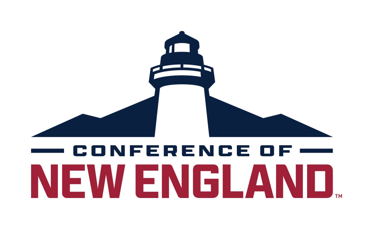 The logo of the Conference of New England, formerly known as the Commonwealth Coast Conference.