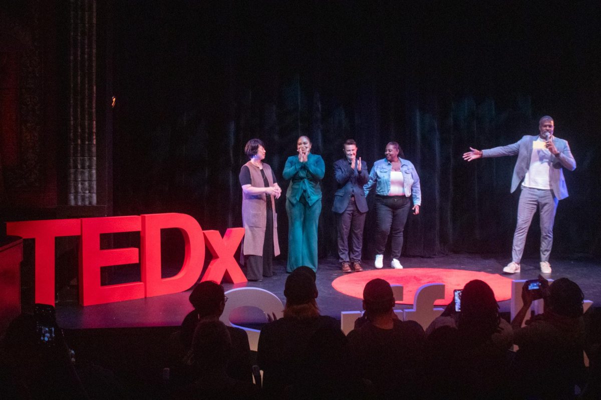 Left to right: Su Joun, Alexandria C. Onuoha, Christin Santiago, Jacquetta Van Zandt and James Lambert III.