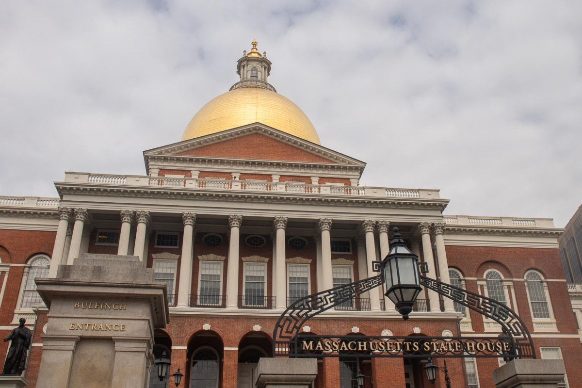 The Massachusetts State House.