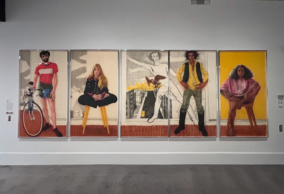 Studies of the Young Americans, From left to right, Joe (1975), Bonnie (1975), Spirit of Roy and Roy (1975), Gabrielle (1975).