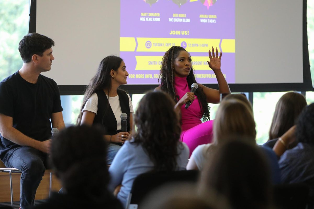 Matt Shearer, Diti Kohli and Amaka Ubaka join the Suffolk Journal for a panel Sept. 23.