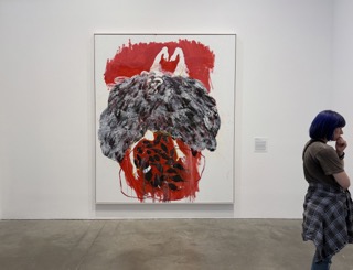 Artwork by Portia Zvavahera depicting dreams and nightmares at the ICA. 