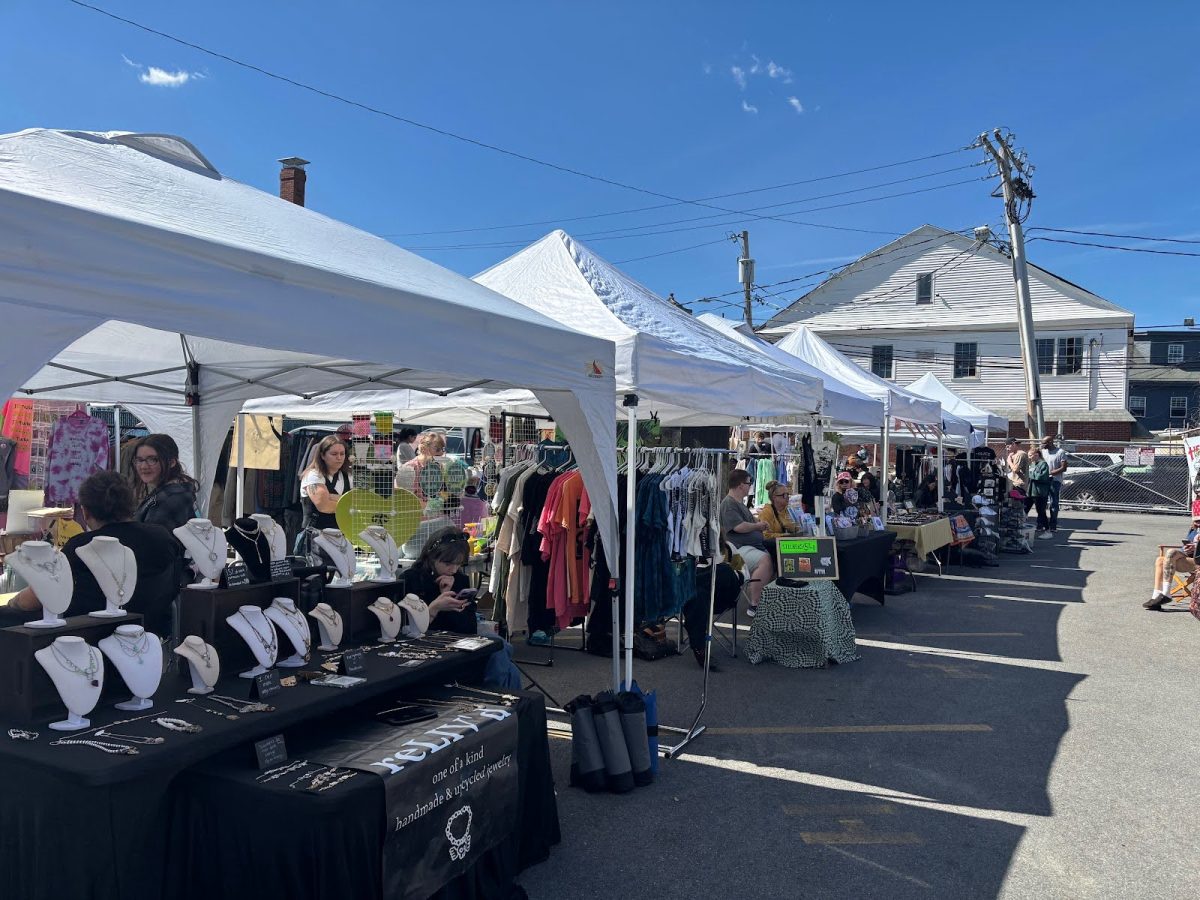 Various vendors at the Brighton Bazaar during their fall market Sept. 20.