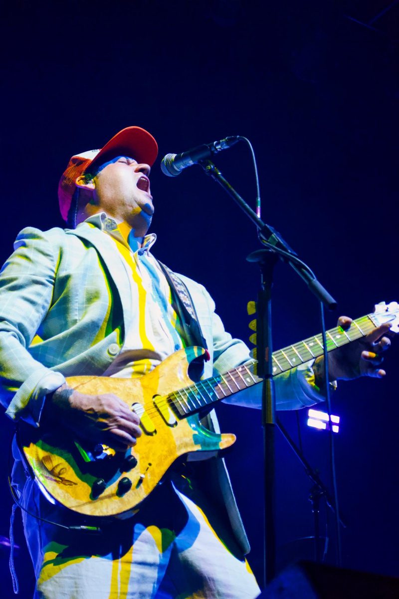 Isaac Brock of Modest Mouse performing at MGM Music Hall Oct. 15 in Boston.